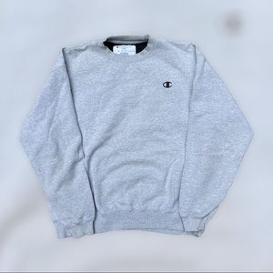 hampion authentic eco basic grey crewneck sweater